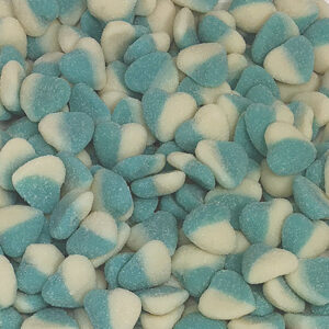 Blue Sour Hearts 1kg Bulk Lollies Bag for Lolly Buffet - Lolliland